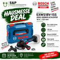 Bosch EXPERT EXWS18V-15S Akku-Winkelschleifer 18V – 125 mm