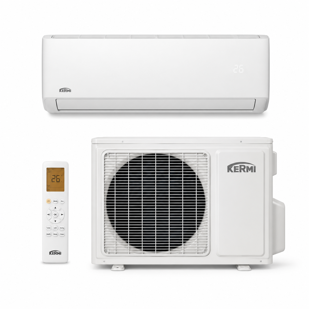 Kermi x-fresh Basic 35S Split-Klimaanlage 3,5 kW inkl. Montage