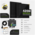 Balkonkraftwerk 840 W – Solarfabrik 420 W bifazial + TSUN MX800Lite